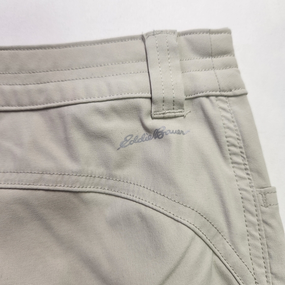 ⭐️Eddie Bauer Rainer Tech Capris – Women’s Size 10 – Beige Hiking / Travel - Picture 8 of 12